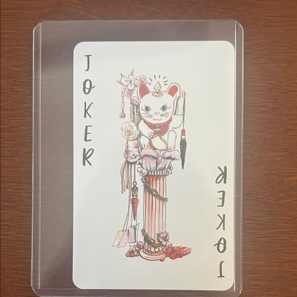 Christian Louboutin Other - JOKER Christian Louboutin High Heel Art Card with Black and Red Accents